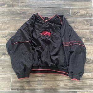 Vintage Arkansas Razorbacks Crewneck w/ pocket 90's Size 2XL Jacket  (039)